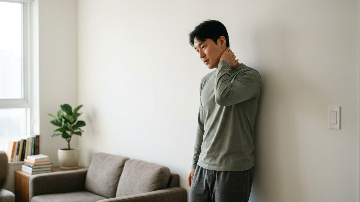 거북목 자가진단, 벽에 서서 확인하는 방법과 그냥 두면 생길 수 있는 변화